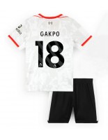 Liverpool Cody Gakpo #18 Alternativní dres pro děti 2024-25 Krátký Rukáv (+ trenýrky)